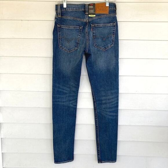 Levi's Premium NWT Eco Performance Flex Straight Taper Blue Jeans 29×32 - Picture 3 of 12